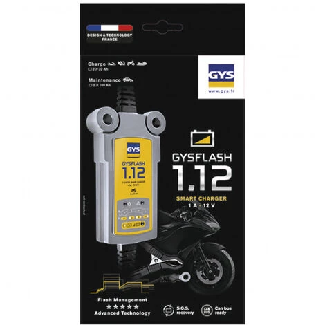 Chargeur Batterie Plomb 12V 1A De 2 à 32Ah GYSFLASH 1.12 2 Chargeur Batterie Plomb 12V 1A De 2 à 32Ah GYSFLASH 1.12 – Image 2