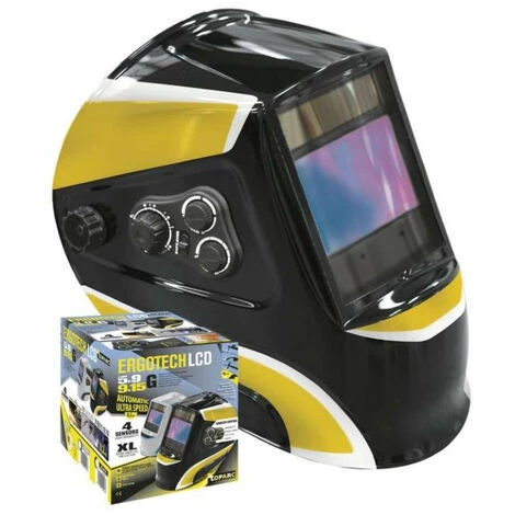 Masque De Soudage LCD ERGOTECH 5-9/9-13 G BLACK TRUE COLOR | 045477 - Gys 2 Masque De Soudage LCD ERGOTECH 5-9/9-13 G BLACK TRUE COLOR | 045477 - Gys – Image 2