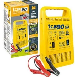 GYS Chargeur De Batterie Automatique Pour Batterie 12 V 15-90 Ah, Type TCB 90 Automatique