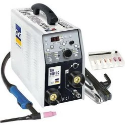 Poste à Souder INVERTER TIG GYSMI 168 HF DC Monophasé Avec Accessoires TIG