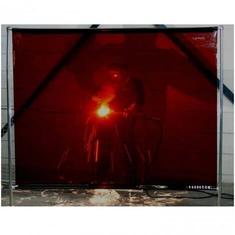 GYS Rideau De Protection 2 X 2 M - Epaisseur Mm: 0.38 - Dim Cadre Mm: 2000 X 2000 - Dim Rideau Mm: 1700 X 2000 2 GYS Rideau De Protection 2 X 2 M - Epaisseur Mm: 0.38 - Dim Cadre Mm: 2000 X 2000 - Dim Rideau Mm: 1700 X 2000 – Image 2