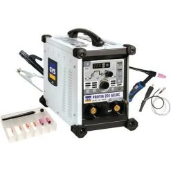GYS Équipement De Soudage PROTIG 201 AC/DC HF FV M.Zub.10 -200 A Avec Refroidissement