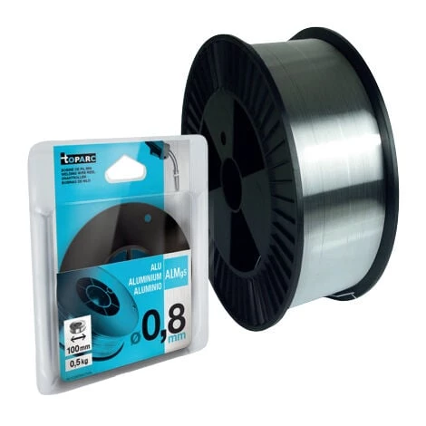 Bobine De Fil Massif Alu (Almg5) 0.8mm Ø100mm 0.5kg GYS 1 Bobine De Fil Massif Alu (Almg5) 0.8mm Ø100mm 0.5kg GYS