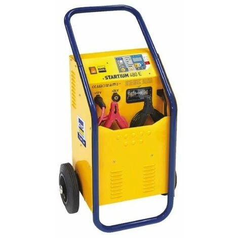 GYS Chargeur Demarreur 12-24 V Automatique Sur Roues Startium 480e 1 GYS Chargeur Demarreur 12-24 V Automatique Sur Roues Startium 480e