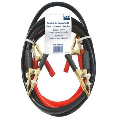 Jeu De Cables De Démarrage 4.5 Mètres 35mm² Gys 700A Pour Les PRO 1 Jeu De Cables De Démarrage 4.5 Mètres 35mm² Gys 700A Pour Les PRO