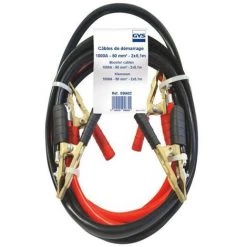 Cable Dépannage Démarrage PRO GYS 1000A 50mm² Longueur4.5M Pince Laiton Pur